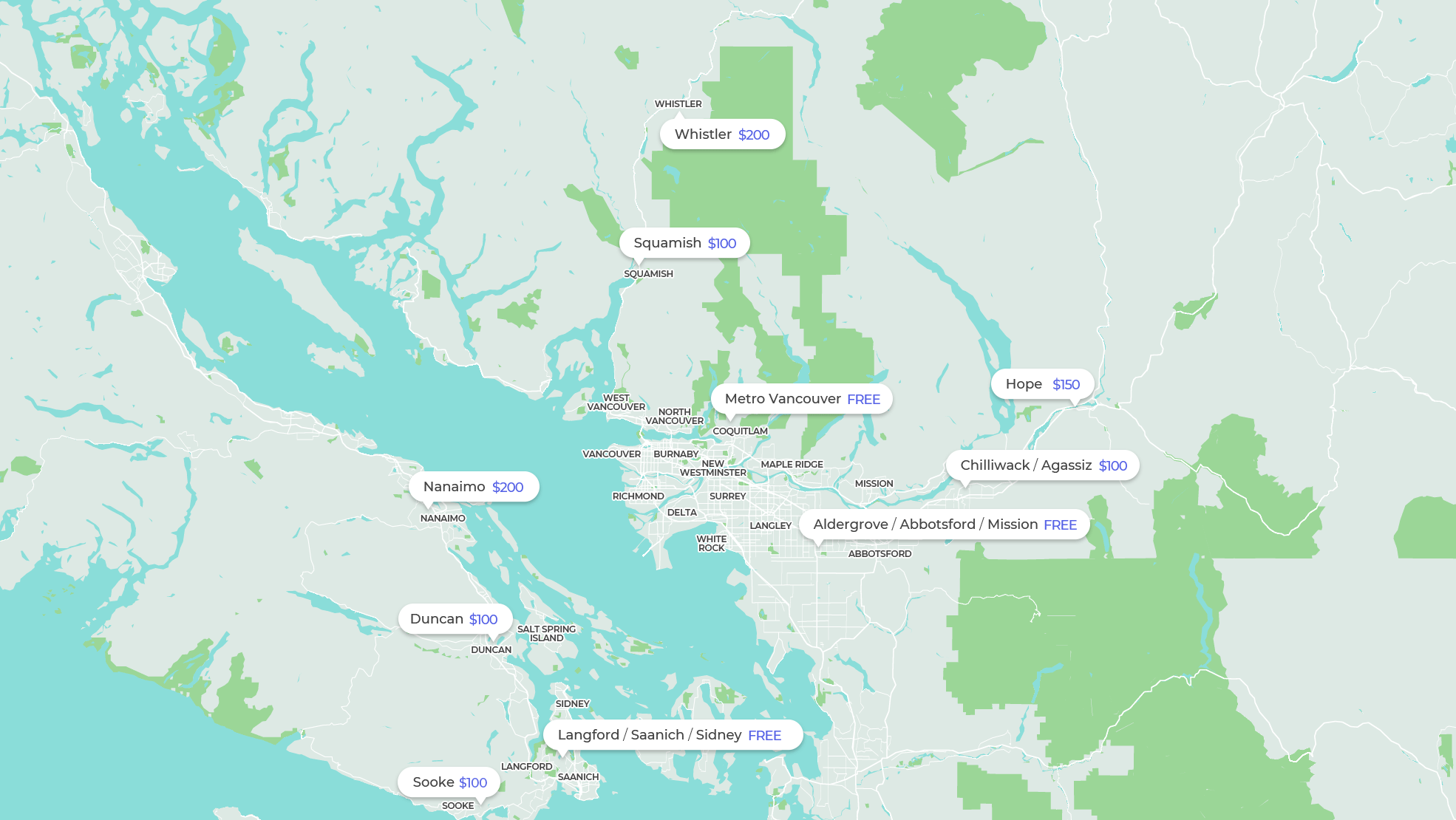 vancouver-area-travel-cost-map